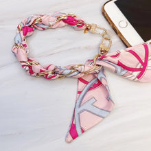 Load image into Gallery viewer, Braided Scarf Chain Purse or Phone Lanyard
