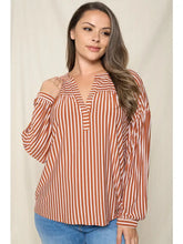 Load image into Gallery viewer, Striped Woven Shirt
