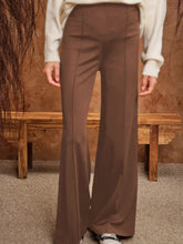 Load image into Gallery viewer, Elastic Ruffled Solid Casual Long Full Pant
