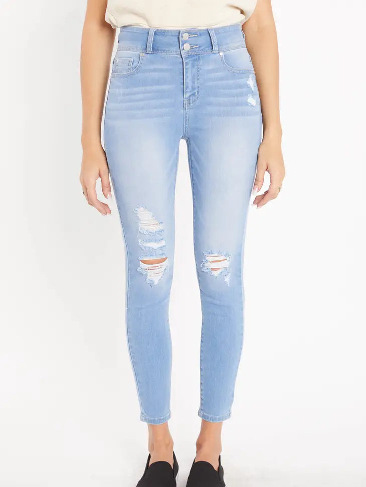 2 Button Ankle Jeans EN