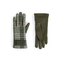 Load image into Gallery viewer, Zig Zag Plaid Touchscreen Gloves
