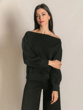 Load image into Gallery viewer, Butter Modal Boat Neck Long Sleeve Top
