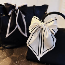 Load image into Gallery viewer, Chic Contrast Edge Ribbon Scarf
