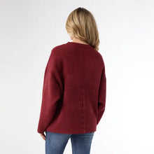 Load image into Gallery viewer, Delphina Long Sleeve Lattice Back Sweater
