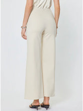 Load image into Gallery viewer, Ponte High Rise Pintuck Wide Leg Pants

