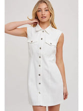 Load image into Gallery viewer, Denim Vest Button Up Dress
