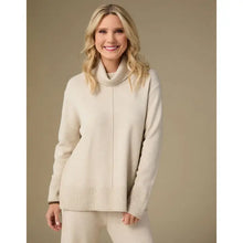 Load image into Gallery viewer, Heavenly-Luxe Cowl Neck with Rib Trim Detail
