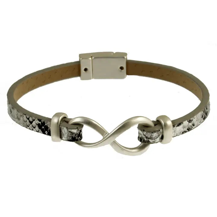 Infinity Symbol Bracelet with Magnetic Clasp – Vintage Southern Designs