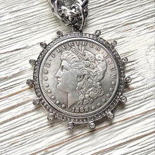 Load image into Gallery viewer, Coin Necklace French Vintage
