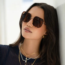 Load image into Gallery viewer, Cosmo Acetate Square Sunglasses - Dark Tortoise
