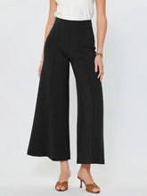 Load image into Gallery viewer, Ponte Flared Pintucked Pants
