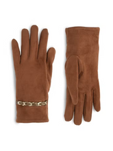 Load image into Gallery viewer, Micro Suede Texting Glove w/ Chain
