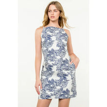 Load image into Gallery viewer, Halter Flower Embroidered Dress
