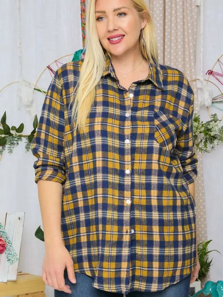 Flannel Shirt - PLUS