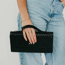 Load image into Gallery viewer, Urban Foldover Woven Clutch Crossbody
