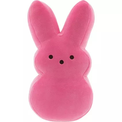 Pink Peep Bunny Plush, 9in x 15in