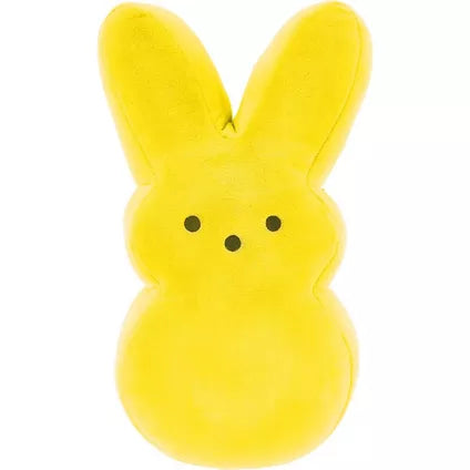 Yellow Peep Bunny Plush, 9in x 15in