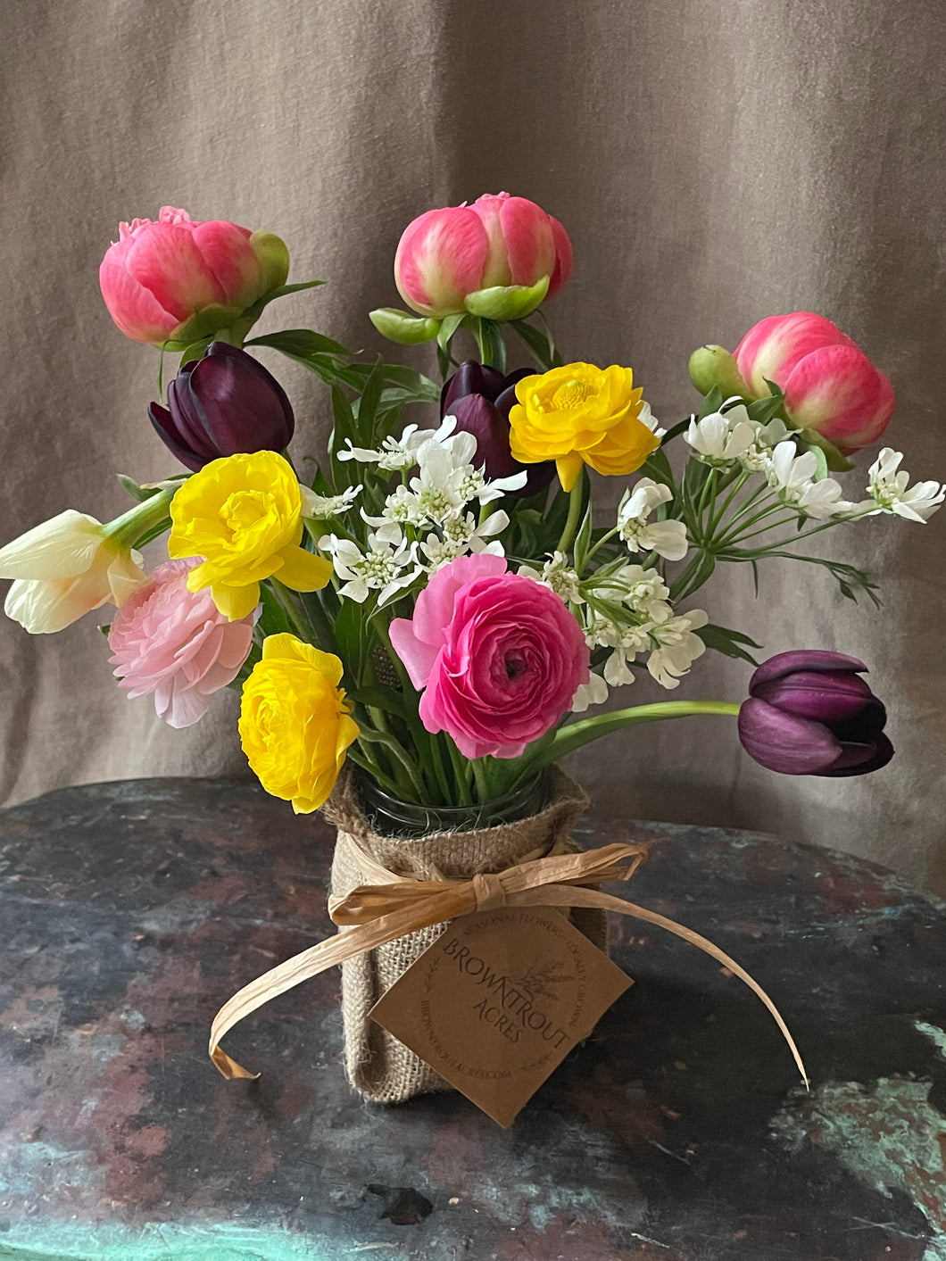 Mason Jar flowers - PRESALE