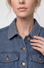 Load image into Gallery viewer, Fit And Flare Trucker Jacket - Blue Doris
