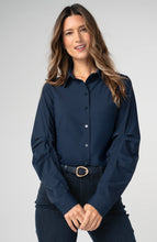 Load image into Gallery viewer, Pleated Sleeve Button Front Shirt
