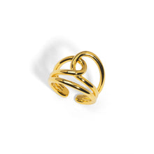 Load image into Gallery viewer, Swirl Statement Ring
