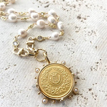 Load image into Gallery viewer, Coin Jewelry Pearl Necklace
