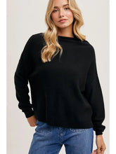 Load image into Gallery viewer, Oversized Slouch Neck Knit Sweater
