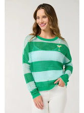 Load image into Gallery viewer, Margarita Striped Mesh Sweater
