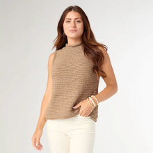 Load image into Gallery viewer, Armeria Mock Neck Sleeveless Sweater
