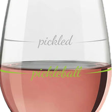 Load image into Gallery viewer, &quot;Pickled&quot; Stemless Wine Glass
