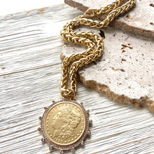 Load image into Gallery viewer, Coin Necklace American Vintage
