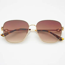 Load image into Gallery viewer, Lea Round Sunglasses- Gold /Brown
