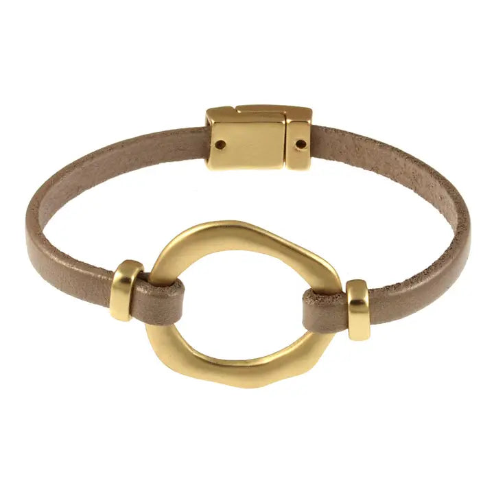 Delicate, Organic Circle Shaped Bracelets