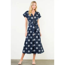 Load image into Gallery viewer, Short Sleeve Polka Dots Pattern Dress
