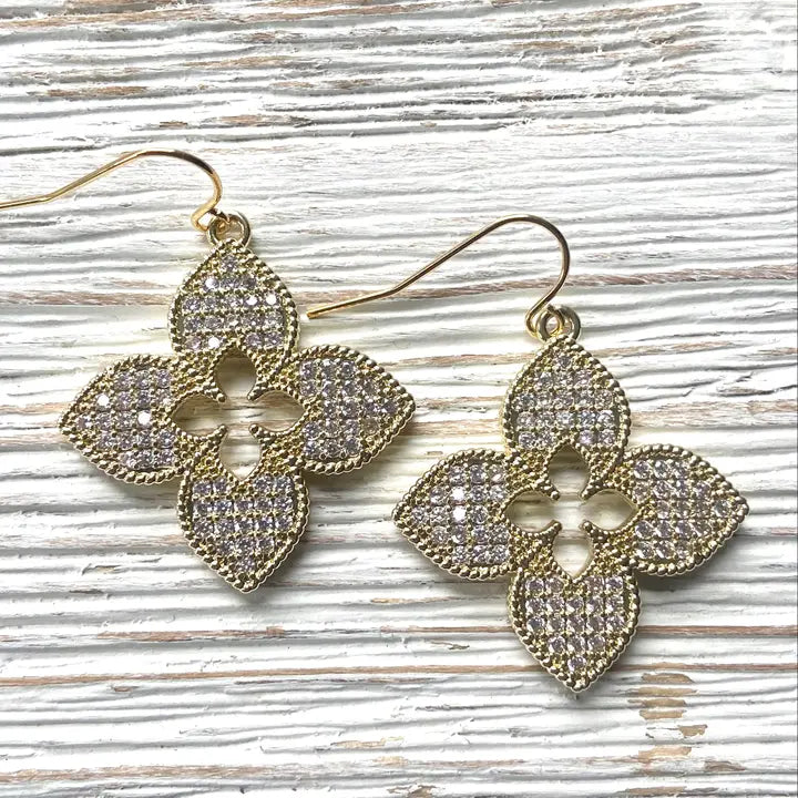 Quatrefoil Clover Earrings