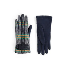Load image into Gallery viewer, Zig Zag Plaid Touchscreen Gloves
