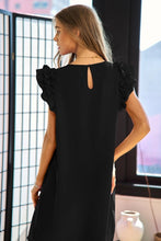 Load image into Gallery viewer, Ruffled Shoulder Dress
