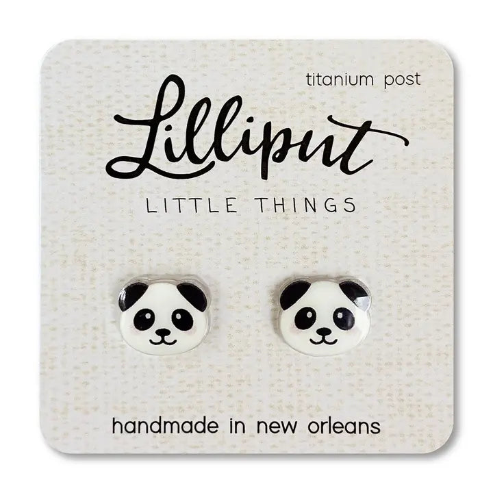 Panda Earrings