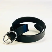 Load image into Gallery viewer, Bristol Oval Black Belt
