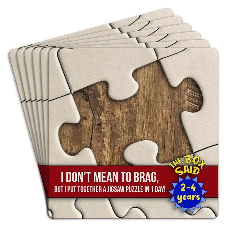 I Don't Mean to Brag Puzzle - Coaster (Set of 6)