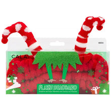 Load image into Gallery viewer, Cala Plush Fun Holiday Headbands
