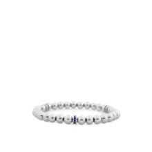 Load image into Gallery viewer, Tri-Pave Spacer Beaded Bracelet
