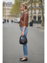 Load image into Gallery viewer, Ava Faux Leather Jacket
