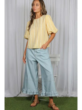 Load image into Gallery viewer, V-Back 2 Bow Accent Feminine Plaid Blouse
