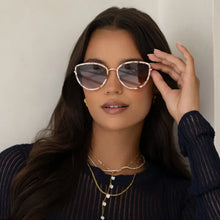 Load image into Gallery viewer, Luna Acetate Womens Cat Eye Sunglasses
