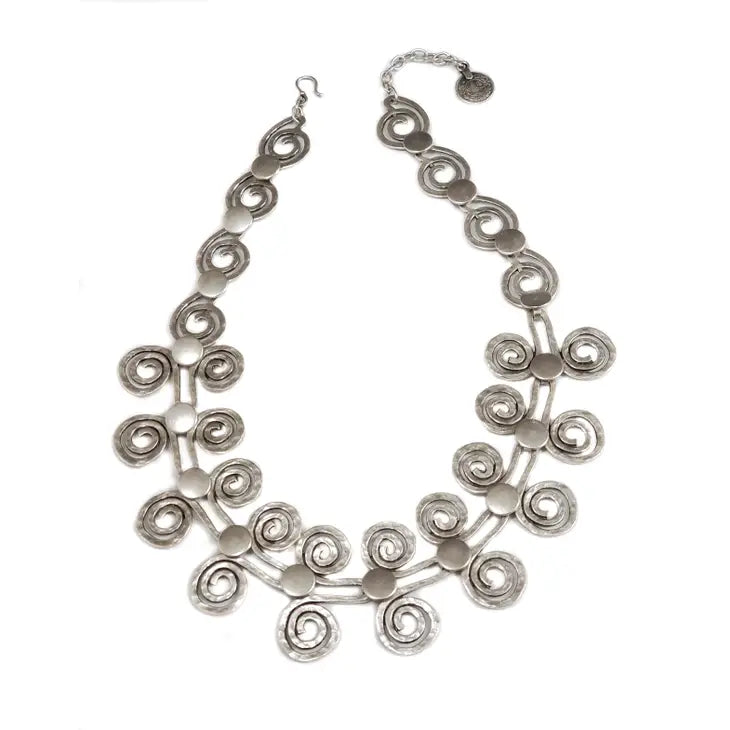Handmade Pewter Necklace - 1630