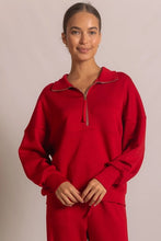 Load image into Gallery viewer, Butter Modal Zip Up Pullover
