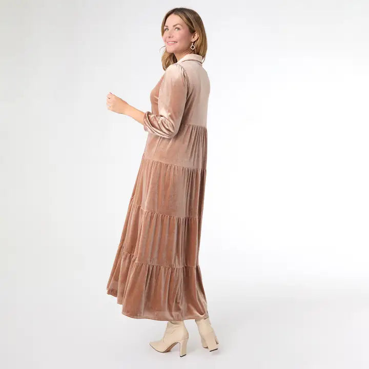 Romance Imagined Velour Dress