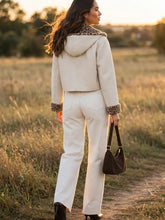 Load image into Gallery viewer, Luxe Leopard Reversible Toggle Jacket

