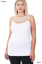 Load image into Gallery viewer, Seamless Criss Cross Cami - PLUS
